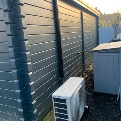 3.5kW Toshiba wall mounted split for a cabin