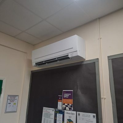 7kW Mitsubishi Electric Wall Mounted Split for a local school