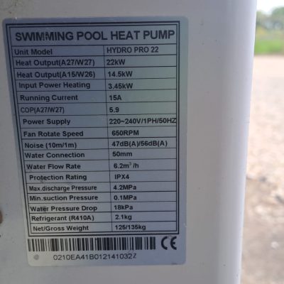 We also fault find, install and service swimming pool pumps