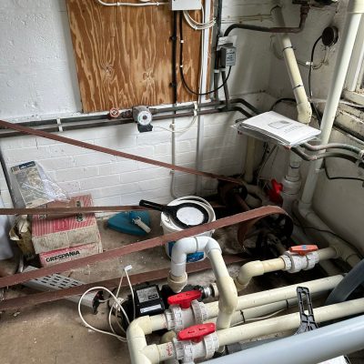 Service of a Swimming pool pump
