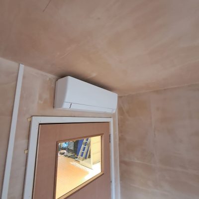 New wall mounted air conditioning installation for a local vets
