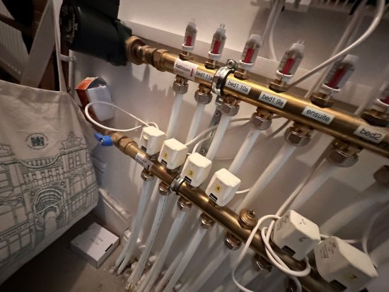 We can also take care of underfloor heating systems
