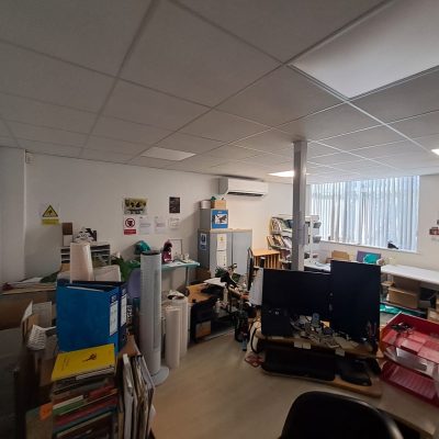 10kW Fujitsu Wall Mounted Installation with hard wired remote controller for a local library office