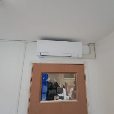 New wall mounted air conditioning installation for a local vets